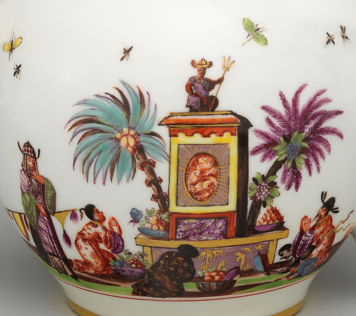 Teapot, Meissen Manufactory (German, 1710–present), Hard-paste porcelain, German, Meissen