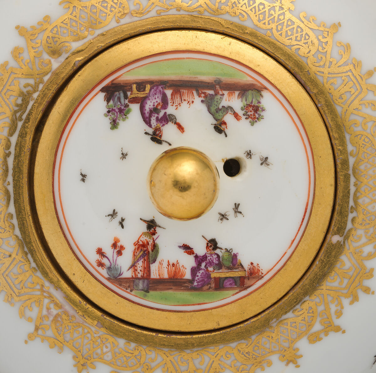 Teapot, Meissen Manufactory (German, 1710–present), Hard-paste porcelain, German, Meissen