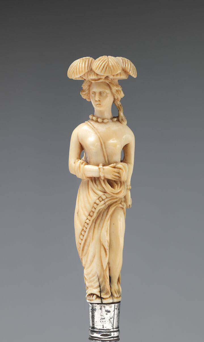 Knife, Ephraim How (British, 1652–1720) or, Steel, ivory, British