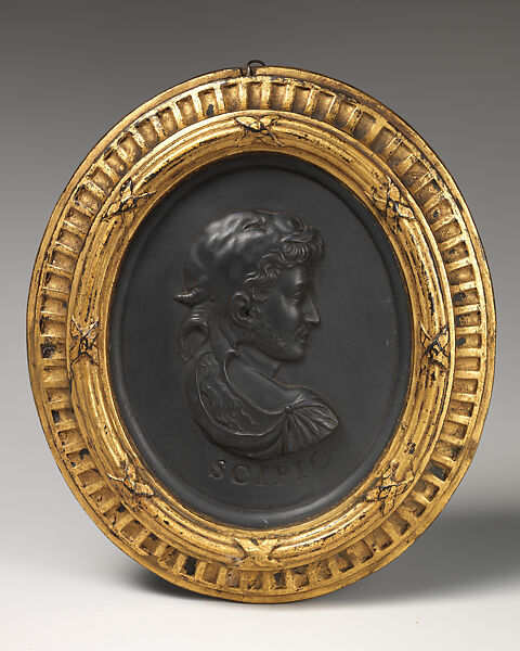 Medallion, Style of Wedgwood and Co., Black basalt ware, British 