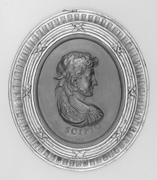 Medallion, Style of Wedgwood and Co., Black basalt ware, British