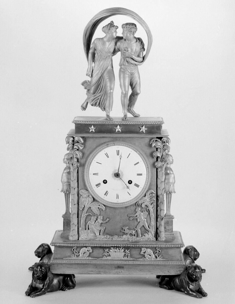 Clock, Clockmaker: Bouchet (French), Gilt bronze, French, Paris 