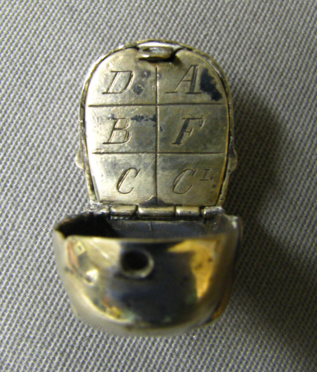 Pomander, Silver, British