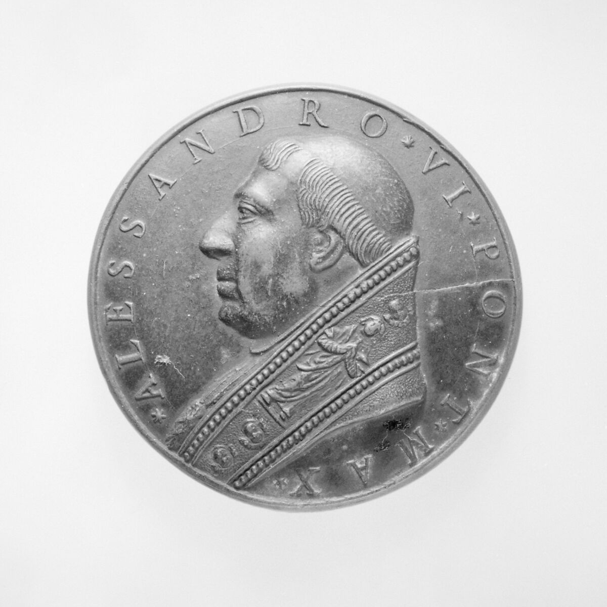 Alexander VI (Pope, 1492–1503), Medalist: Giovanni Paladino, Bronze, Italian, Rome 