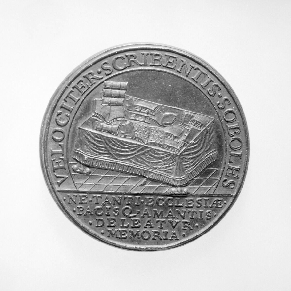 Pius II (Pope, 1458–64), Medalist: Giovanni Paladino, Bronze, Italian