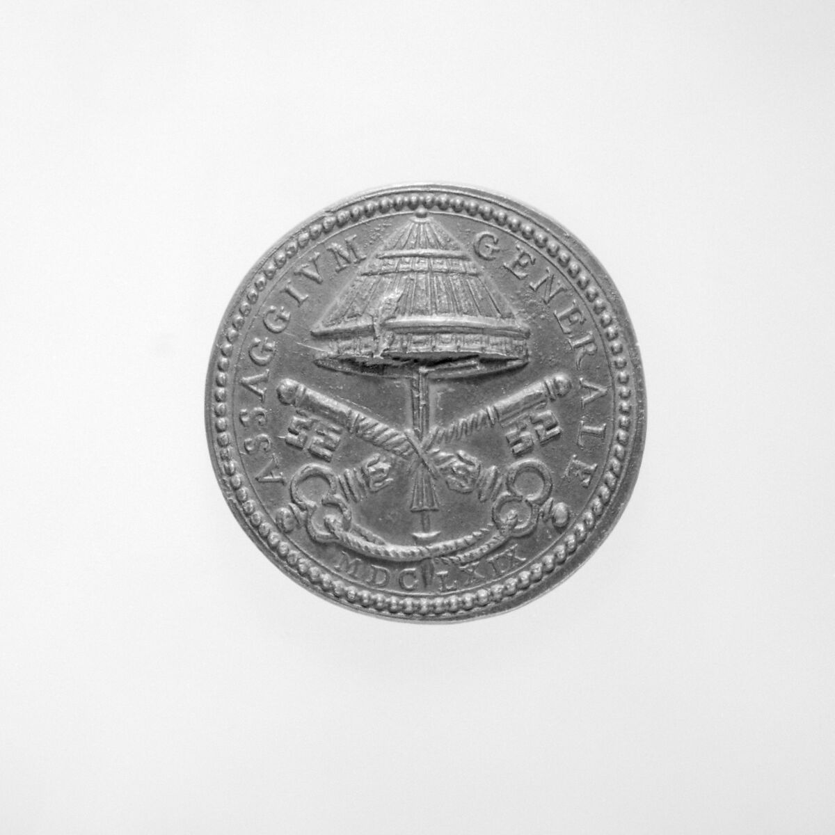 Clement IX (Pope, 1667–69), Bronze, reddish patina, Italian