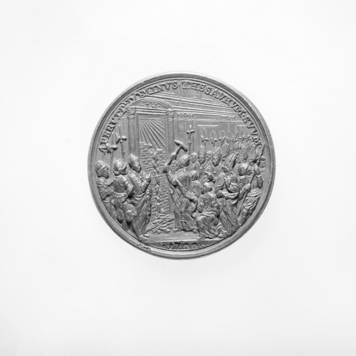 Innocent XII (Pope, 1691–1700), Medalist: possibly Giovanni Martino Hamerani (Italian, 1646/9–1705), Bronze, brown patina, Italian