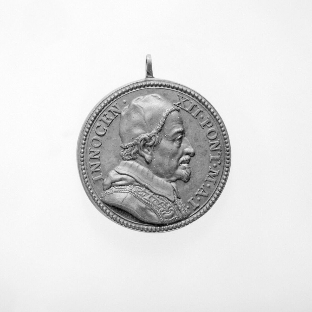 Innocent XII (Pope, 1691–1700), Medalist: Giovanni Martino Hamerani (Italian, 1646/9–1705), Bronze, brown patina, Italian, Rome 