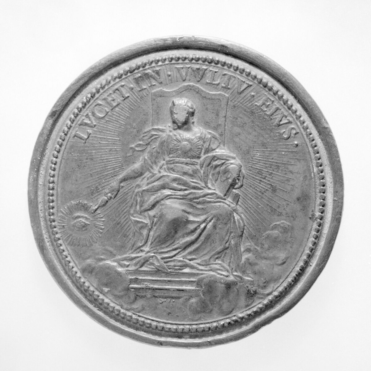 Clement XI (Pope 1700–21), Medalist: Ottone Hamerani (1694–1768), Bronze, brown patina, Italian, Rome