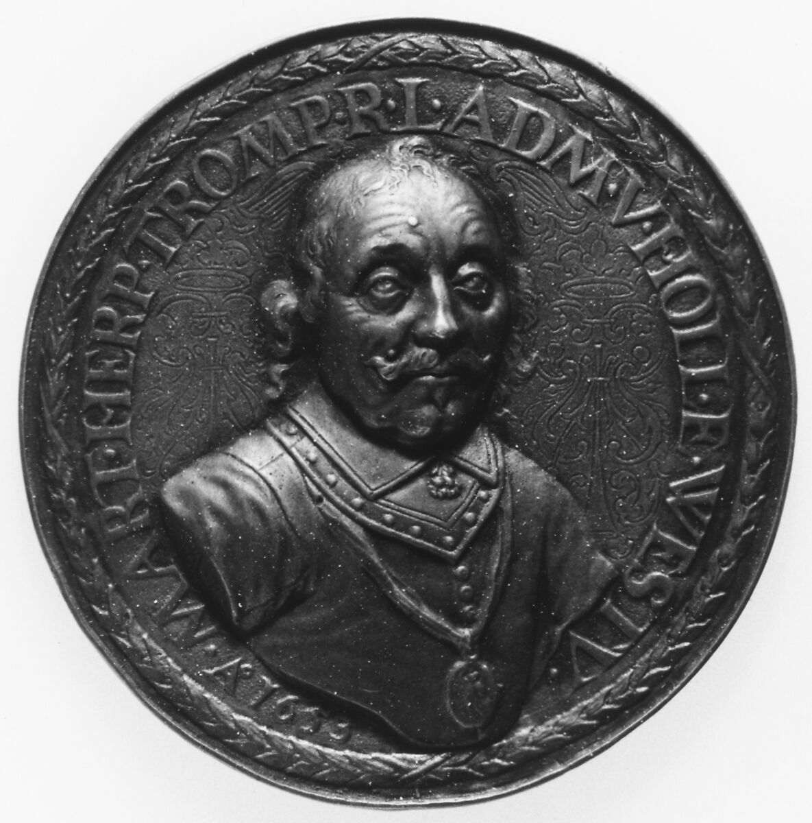 Martin Harpertzoon Tromp (1597–1653), Medalist: Pieter van Abeele (Dutch, 1608–1684), Silver, Dutch, Amsterdam 