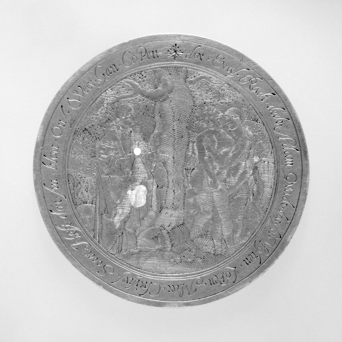 Wedding medallion, After a print by Heinrich Aldegrever (German, Paderborn ca. 1502–1555/1561 Soest), Silver, Dutch