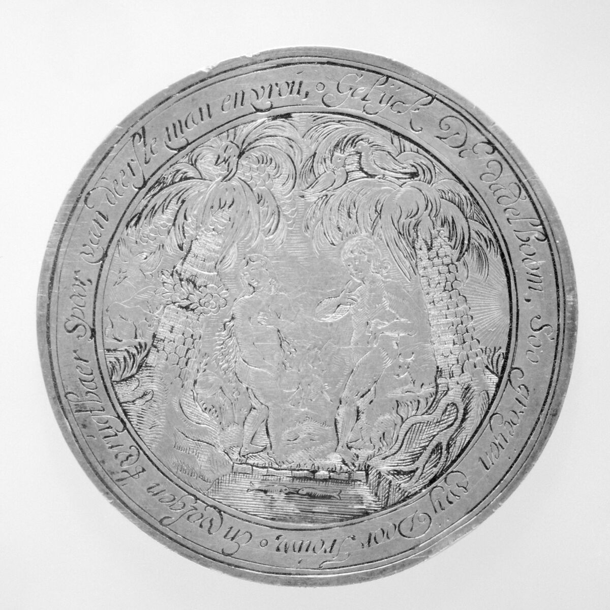 Wedding medallion, Silver, Dutch
