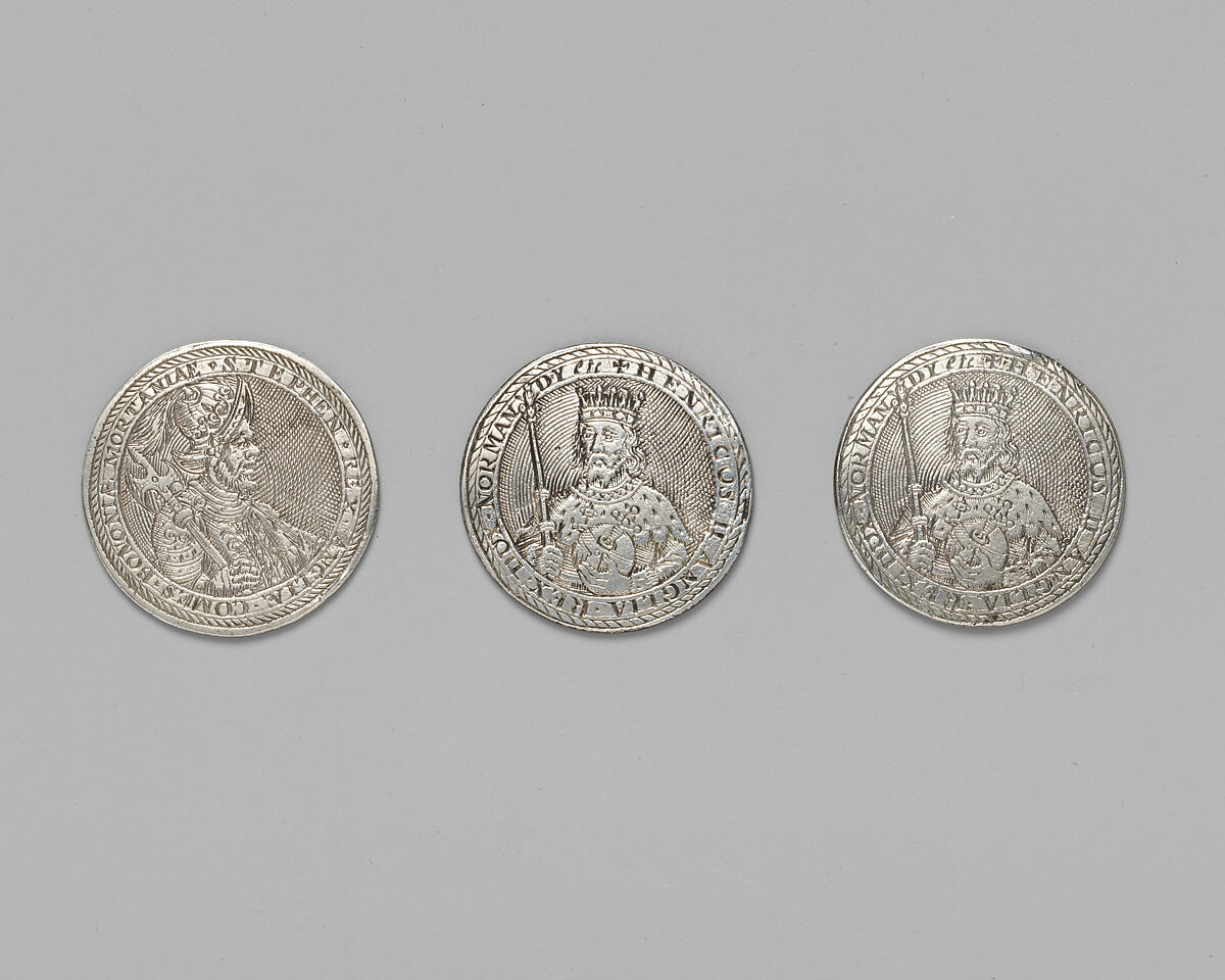 Counter box with set of thrity-three counters, Silver, British, London