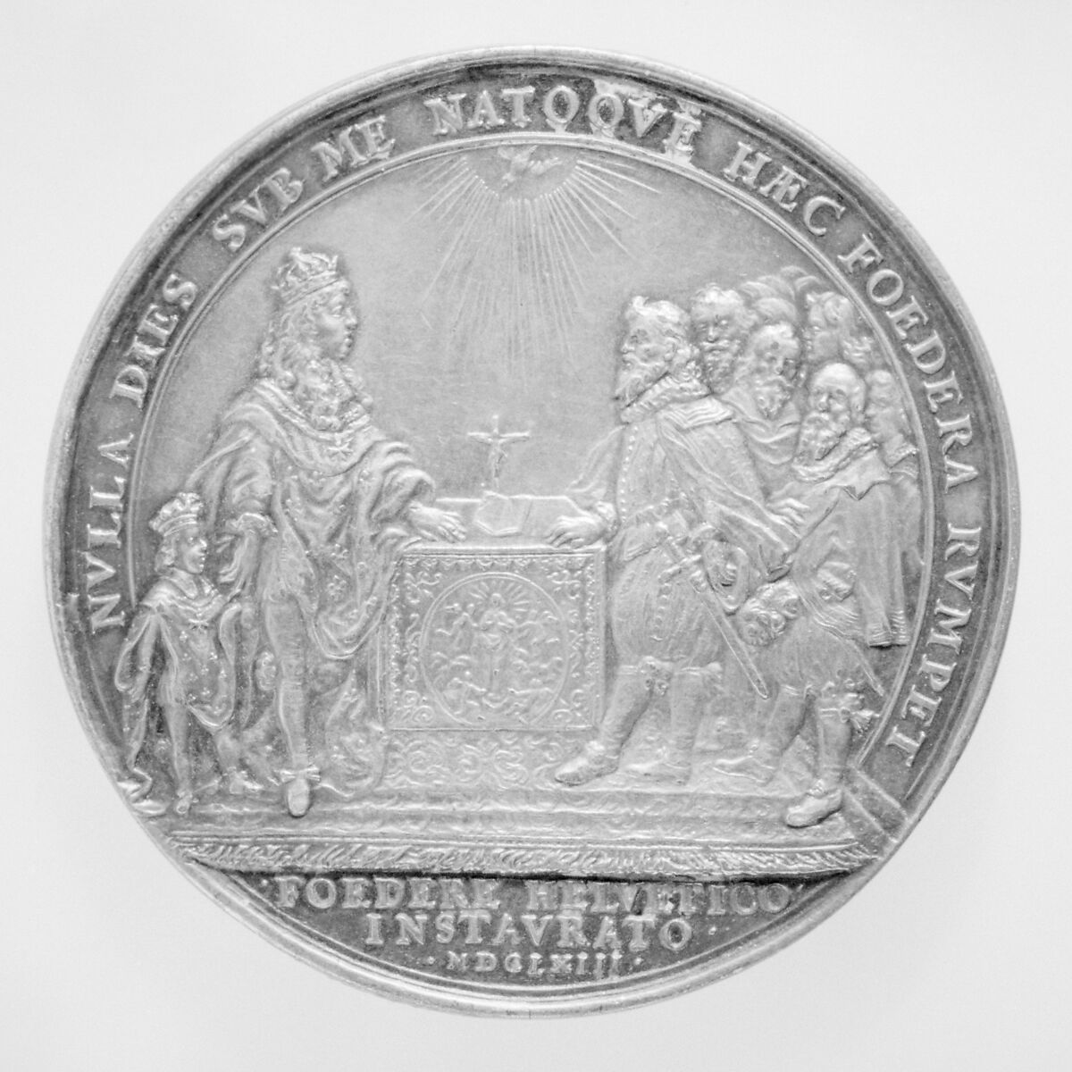 Louis XIV, King of France (b. 1638, r. 1643–1715), Medalist: Jean Varin (French, Liège baptized 1607–1672 Paris), Gilt silver, French, Paris