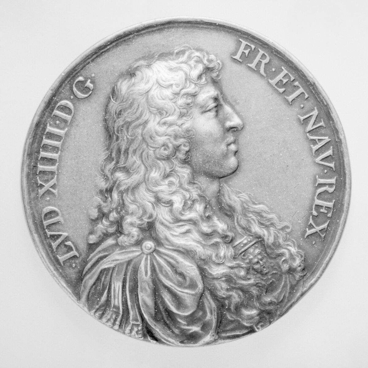 Louis XIV, King of France (b. 1638, r. 1643–1715), Medalist: Jean Varin (French, Liège baptized 1607–1672 Paris), Gilt silver, French, Paris 