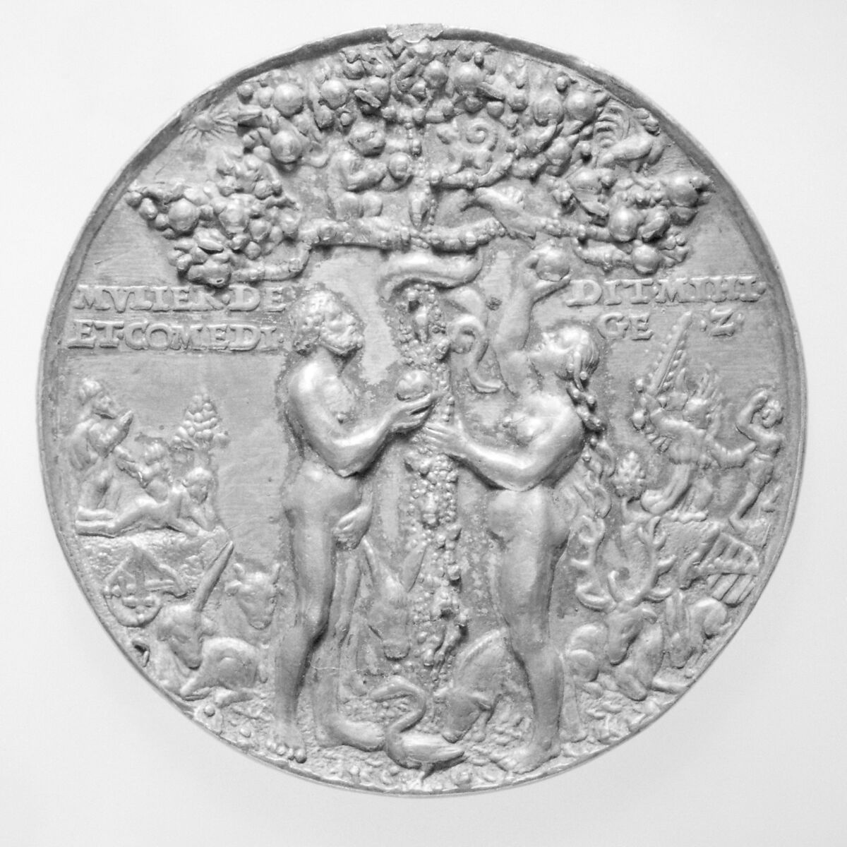 Medal, Medalist: Hans Reinhart the Elder (German, Dresden ca. 1510–1581 Leipzig), Silver, German, Saxony 