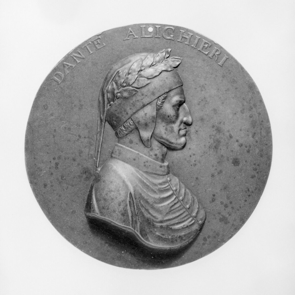 Dante Alighieri (1265–1321), Bronze, Italian 