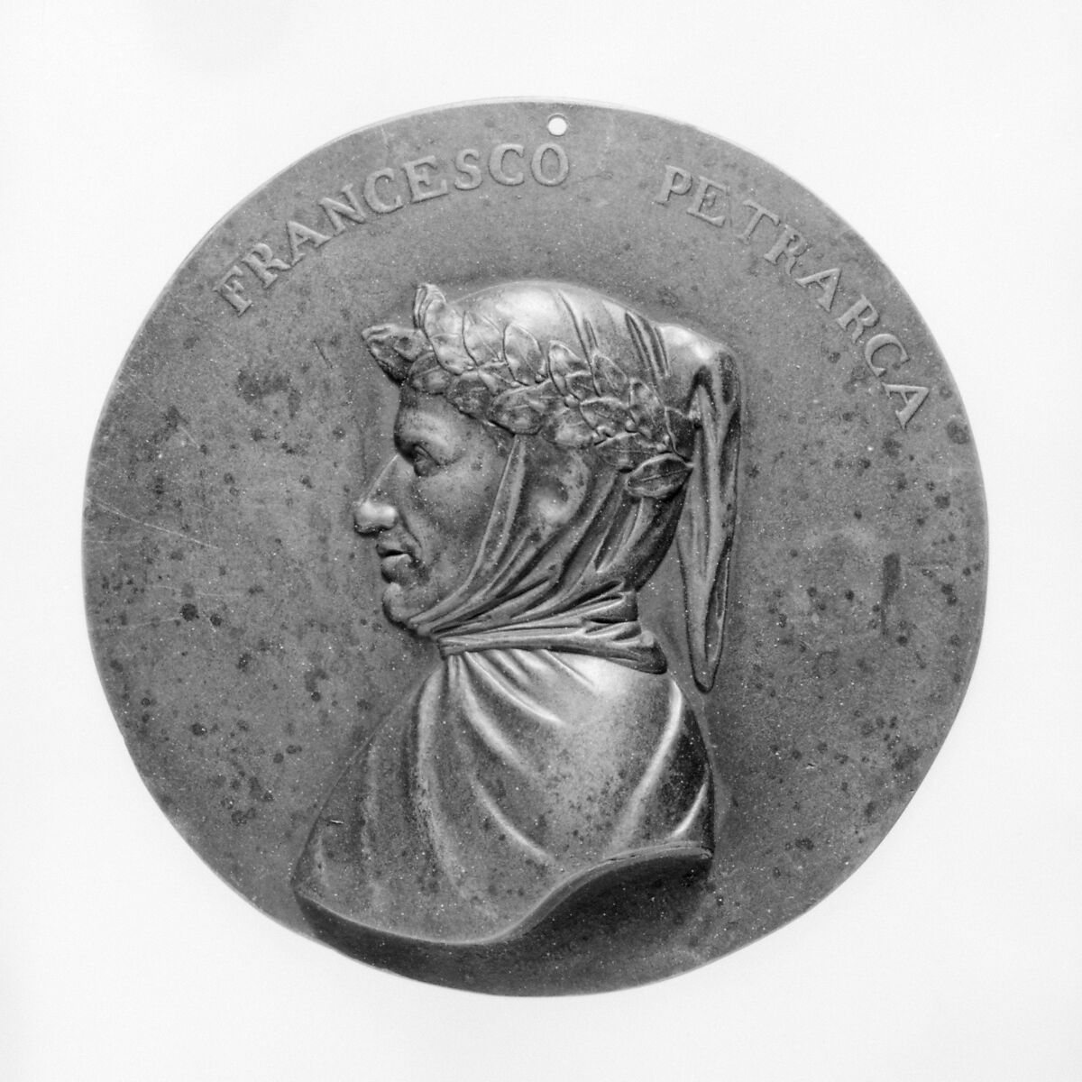 Petrarch (1304–1374), Bronze, Italian 