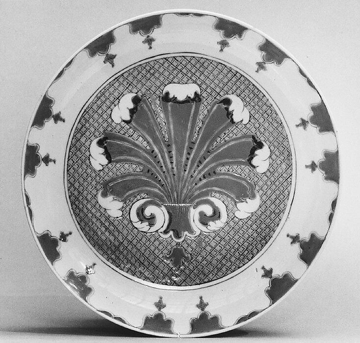 Dish (part of a service), After a design by Cornelis Pronk (Dutch, Amsterdam 1691–1759 Amsterdam), Hard-paste porcelain, Chinese, possibly for Dutch market 