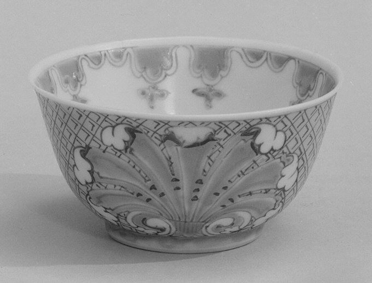 Cup (part of a service), After a design by Cornelis Pronk (Dutch, Amsterdam 1691–1759 Amsterdam), Hard-paste porcelain, Chinese, possibly for Dutch market 