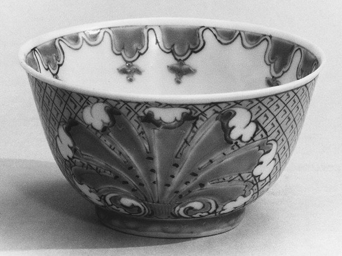 Cup (part of a service), Possibly after a design by Cornelis Pronk (Dutch, Amsterdam 1691–1759 Amsterdam), Hard-paste porcelain, Chinese, possibly for Dutch market 