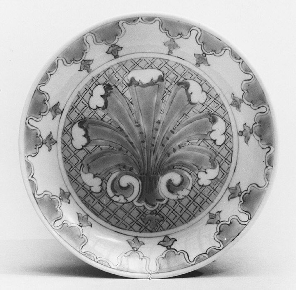 Saucer (part of a service), After a design by Cornelis Pronk (Dutch, Amsterdam 1691–1759 Amsterdam), Hard-paste porcelain, Chinese, possibly for Dutch market 
