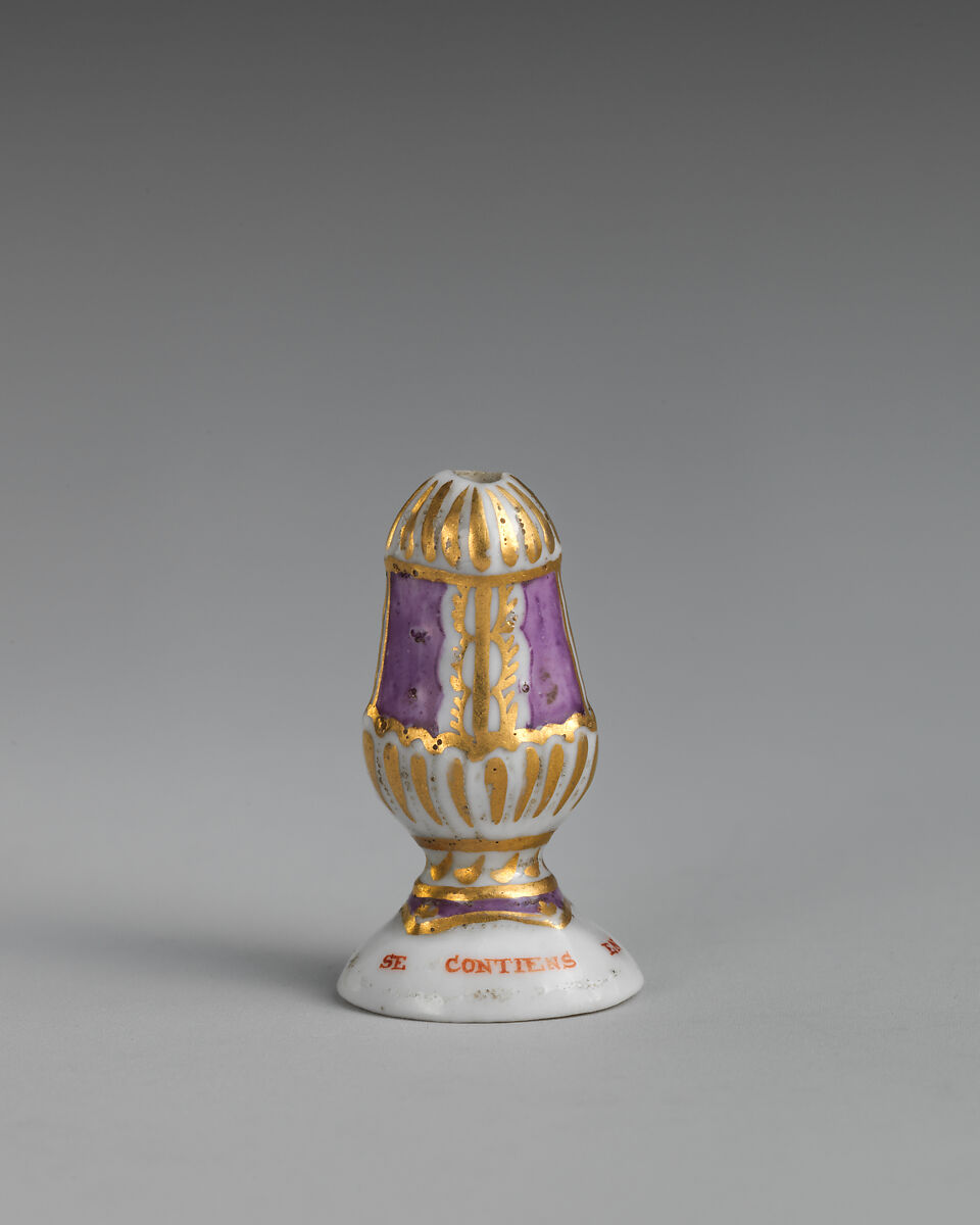 Miniature seal, Chelsea Porcelain Manufactory (British, 1745–1784, Gold Anchor Period, 1759–69), Soft-paste porcelain, British, Chelsea