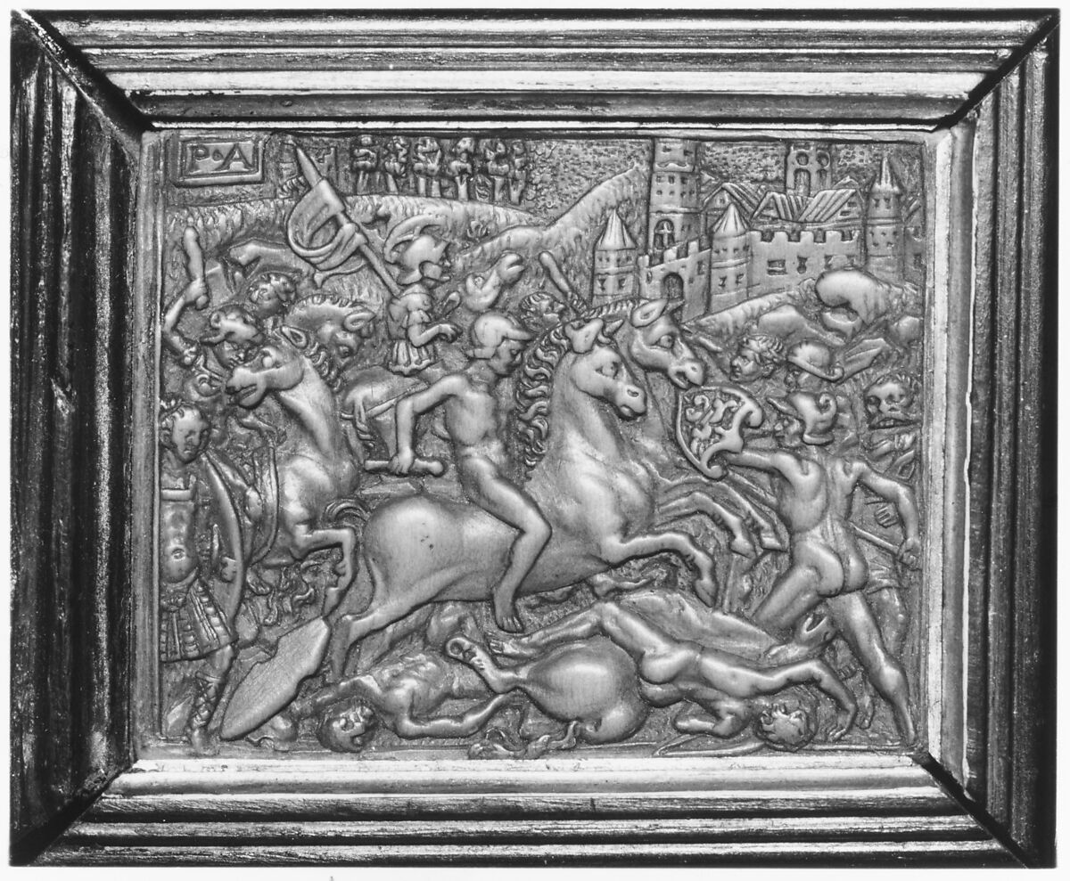 Battle scene, Boxwood, German 