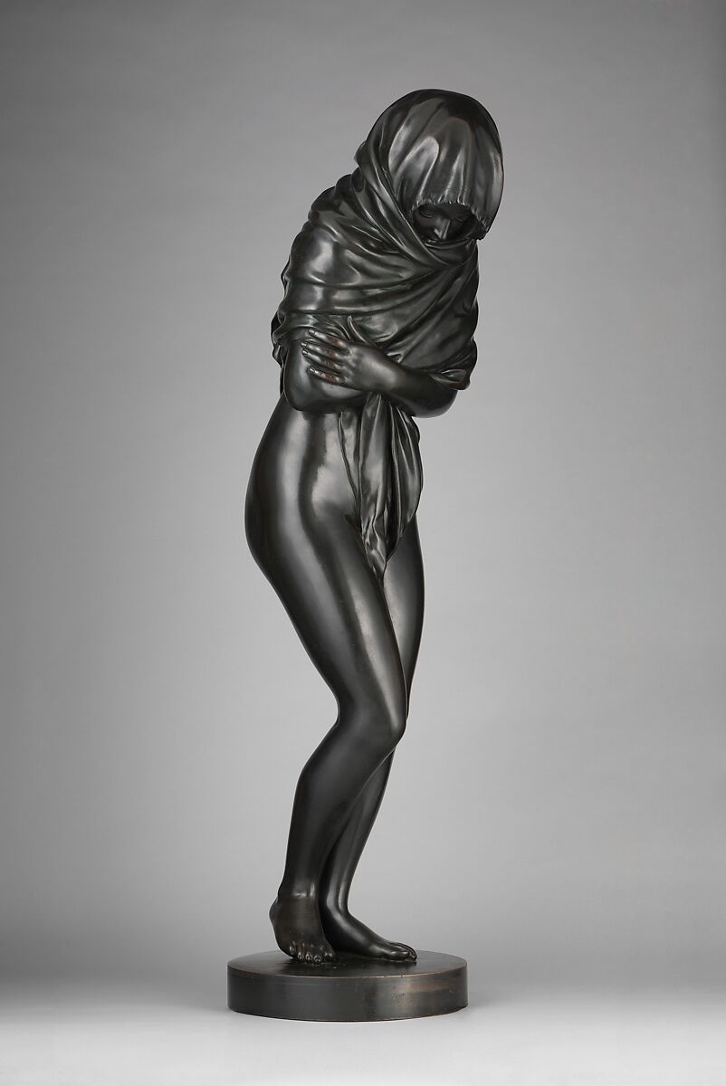 Winter, Jean Antoine Houdon (French, Versailles 1741–1828 Paris), Bronze, French, Paris