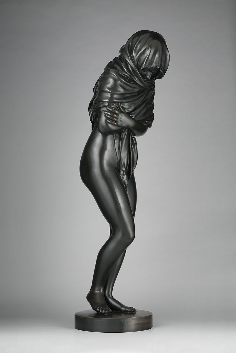 Winter, Jean Antoine Houdon (French, Versailles 1741–1828 Paris), Bronze, French, Paris