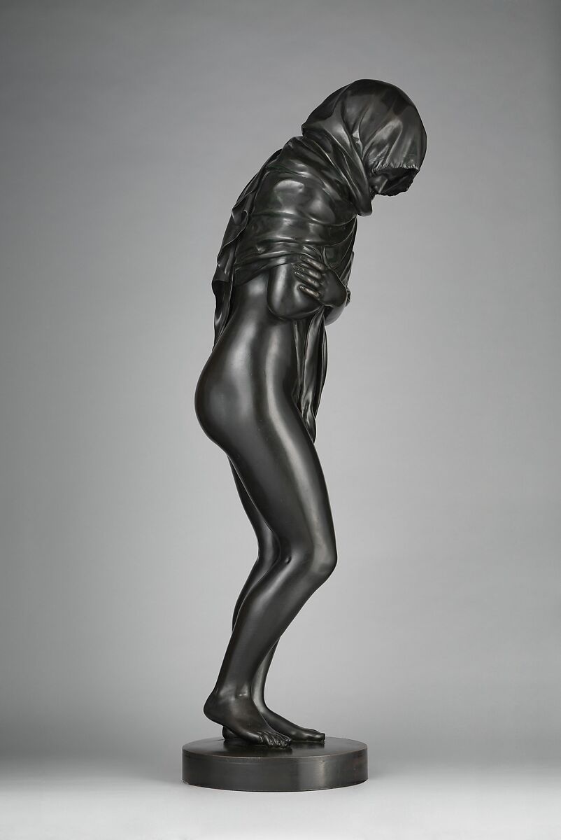 Winter, Jean Antoine Houdon (French, Versailles 1741–1828 Paris), Bronze, French, Paris