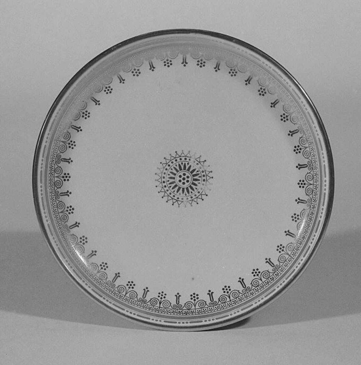 Saucer, Sèvres Manufactory (French, 1740–present), Hard-paste porcelain, French, Sèvres 