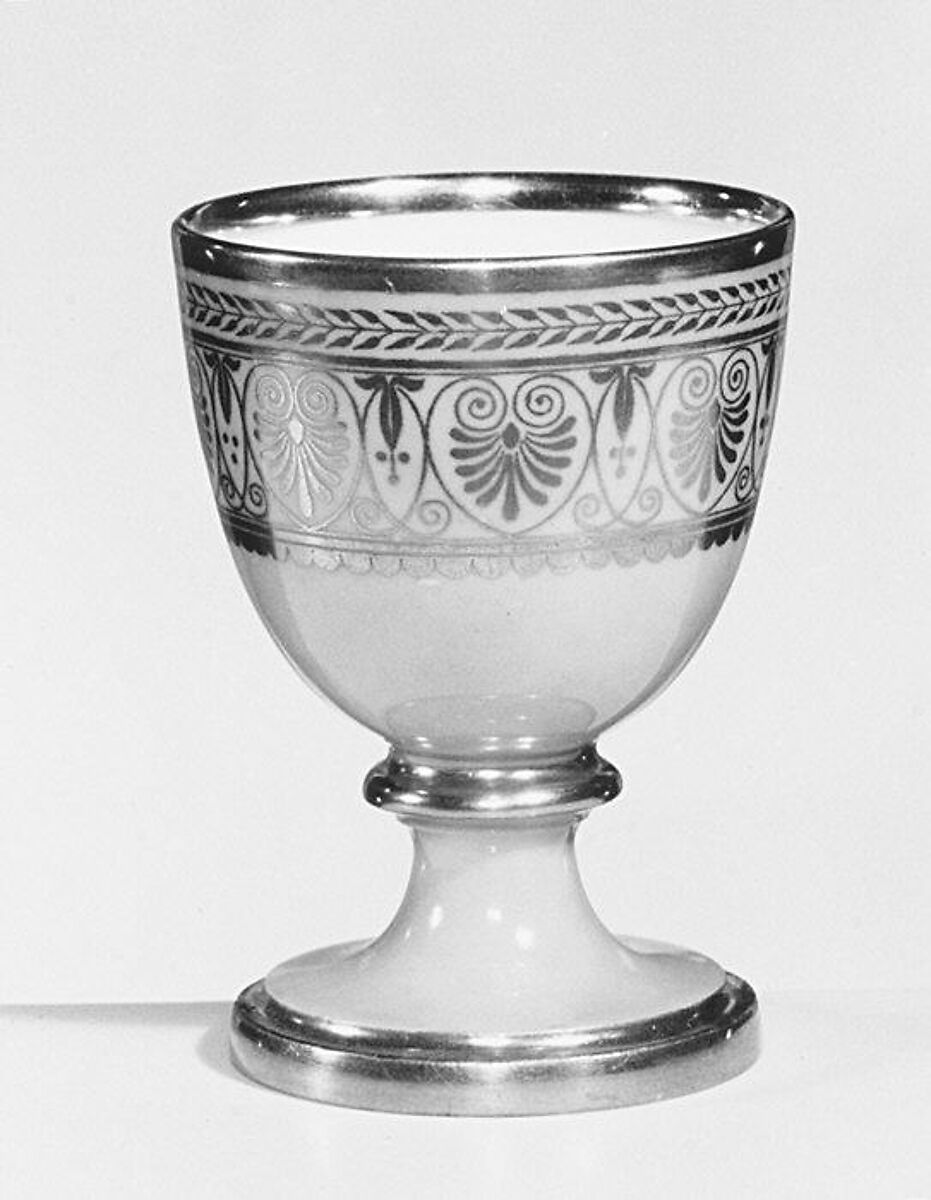 Egg cup, Sèvres Manufactory (French, 1740–present), Hard-paste porcelain, French, Sèvres 