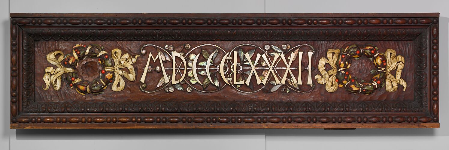 Vanderbilt Mantelpiece date panel