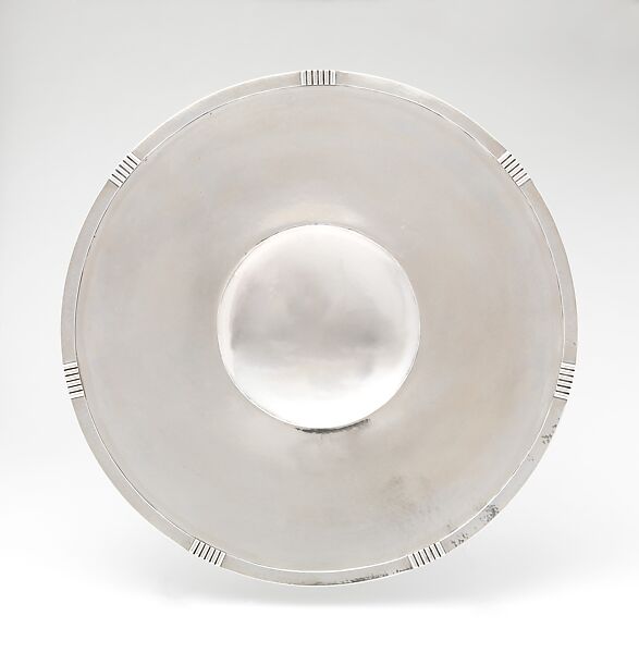 Charger, Manufactured by The Kalo Shop (American, 1900–1970), Silver, American 