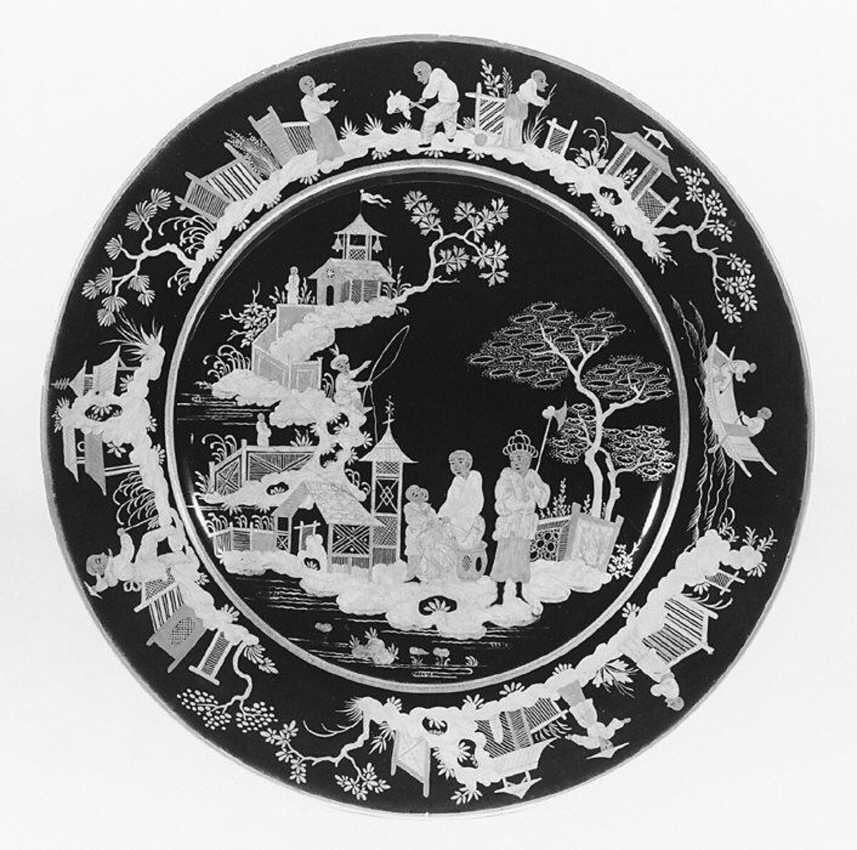 Plate, Sèvres Manufactory (French, 1740–present), Hard-paste porcelain, French, Sèvres 