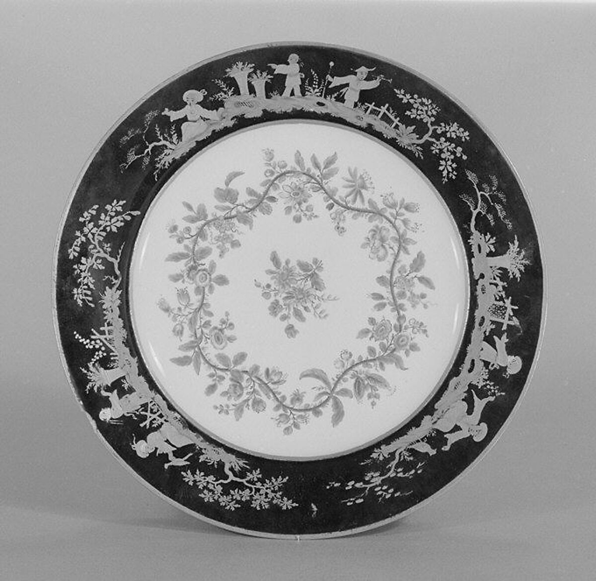 Plate, Sèvres Manufactory (French, 1740–present), Hard-paste porcelain, French, Sèvres 