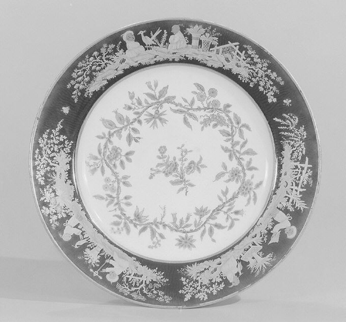 Plate, Sèvres Manufactory (French, 1740–present), Hard-paste porcelain, French, Sèvres 