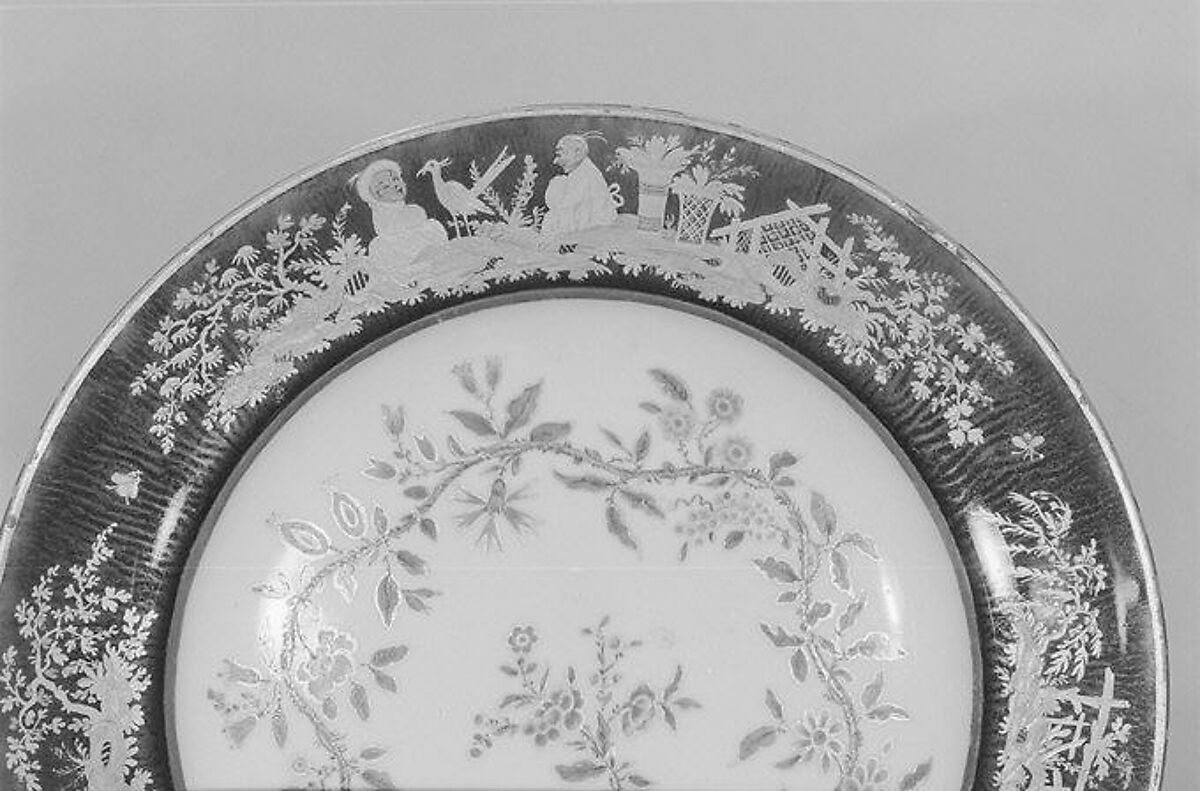 Plate, Sèvres Manufactory (French, 1740–present), Hard-paste porcelain, French, Sèvres
