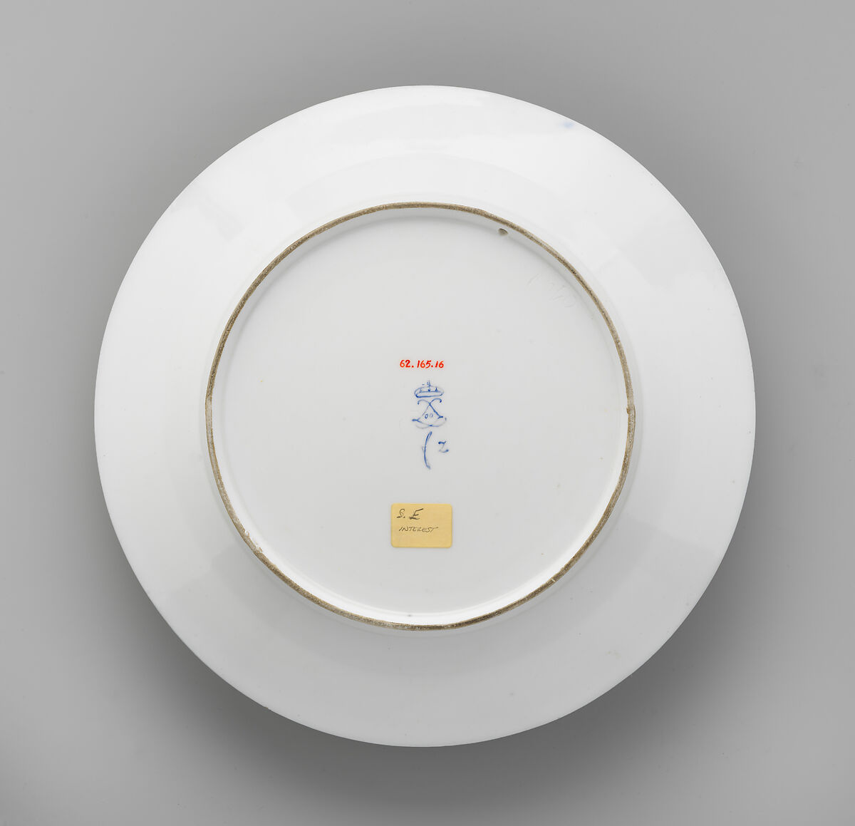 Plate, Sèvres Manufactory (French, 1740–present), Hard-paste porcelain, French, Sèvres