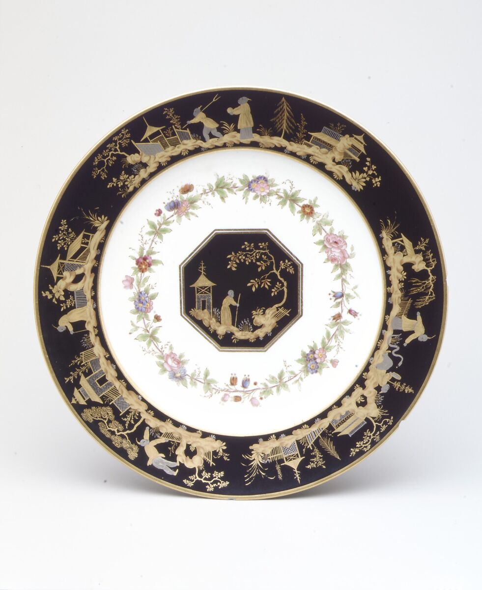 Plate, Sèvres Manufactory (French, 1740–present), Hard-paste porcelain, French, Sèvres 