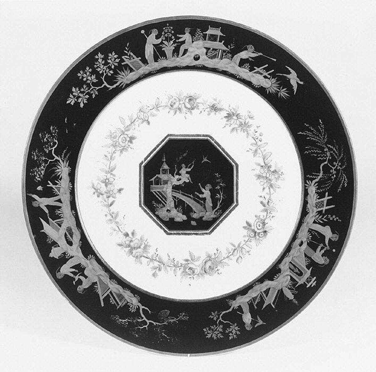 Plate, Sèvres Manufactory (French, 1740–present), Hard-paste porcelain, French, Sèvres 