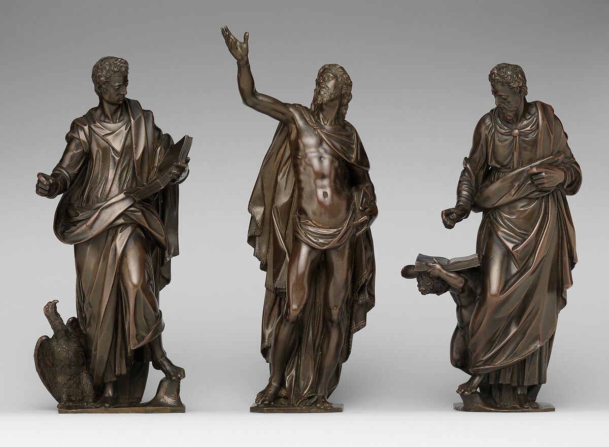 The risen Christ, Model and cast by Antonio Susini (Italian, 1558–1624 Florence), Bronze, Italian, Florence
