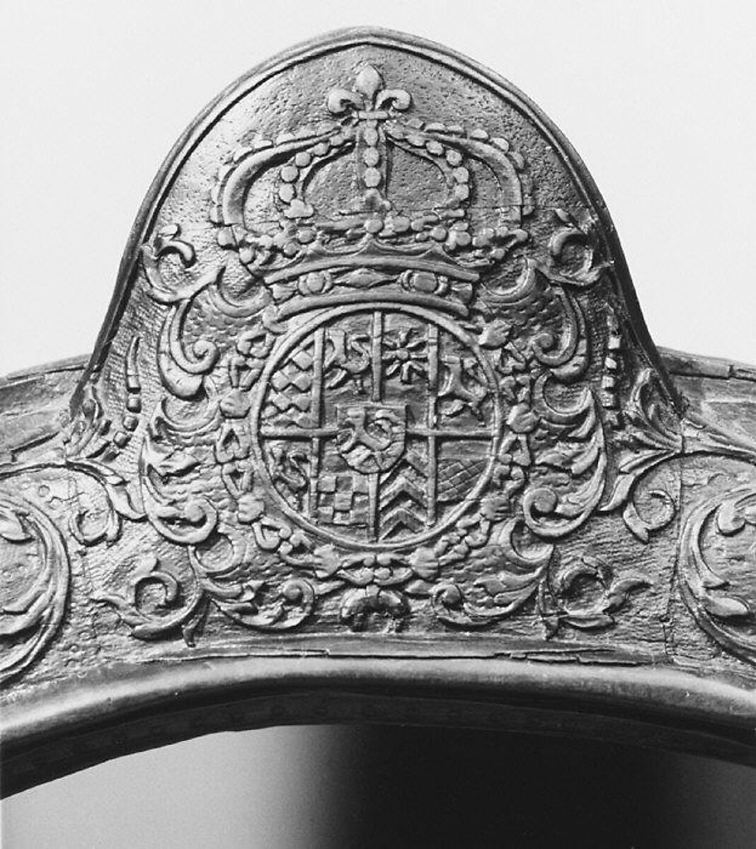 Mirror (part of a set), Walnut, French