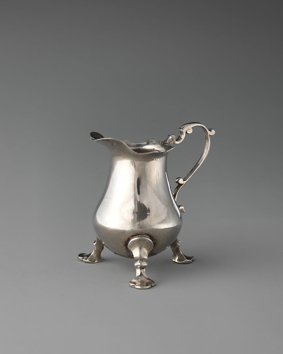 Miniature cream jug, Possibly by John Le Sage (British, active 1718–43), Silver, British, London 