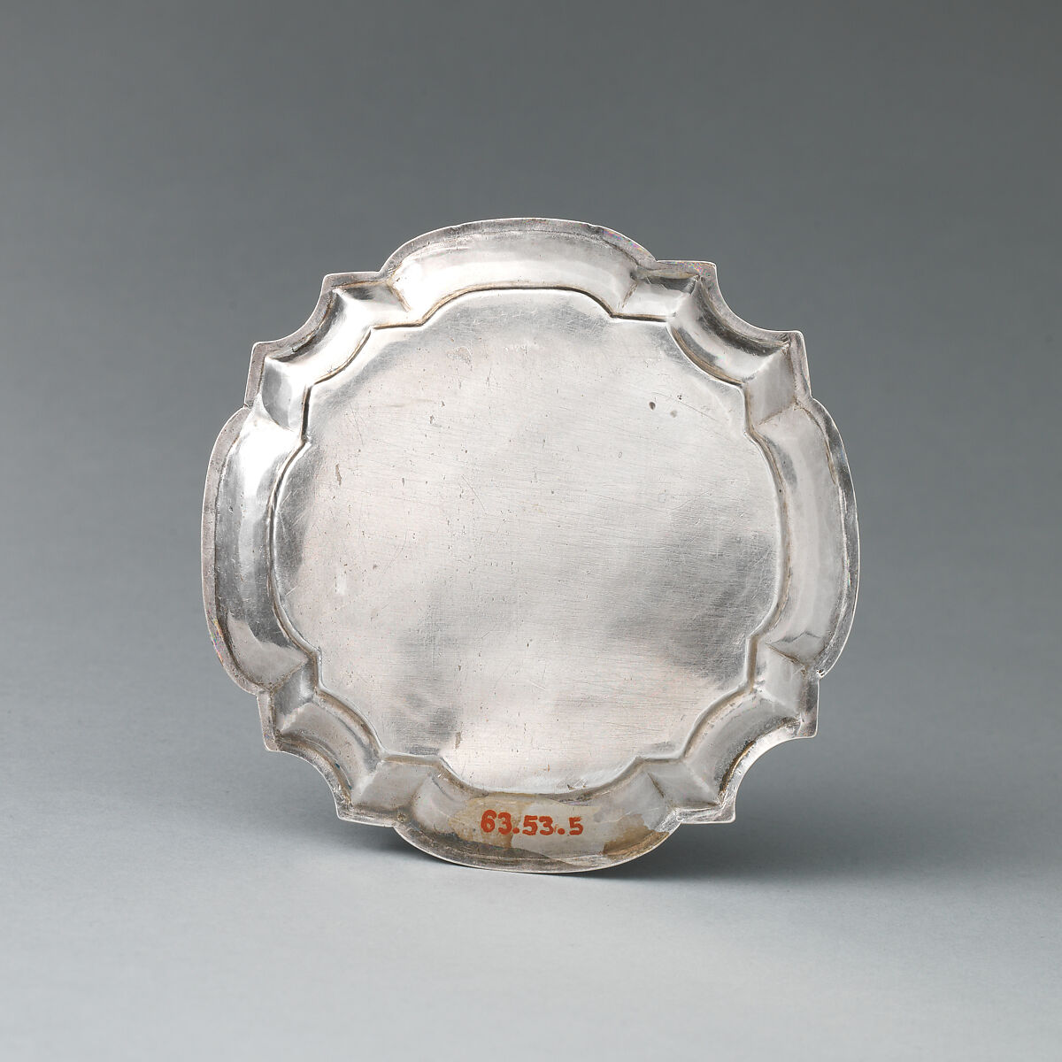 Miniature waiter, John Le Sage (British, active 1718–43), Silver, British, London
