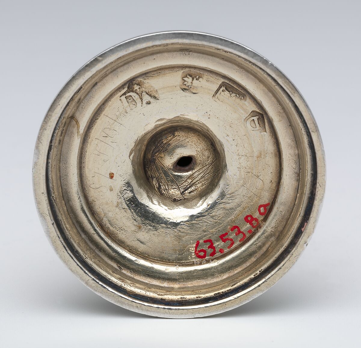 Miniature candlestick, Josiah Daniel (British, active 1712), Silver, British, London