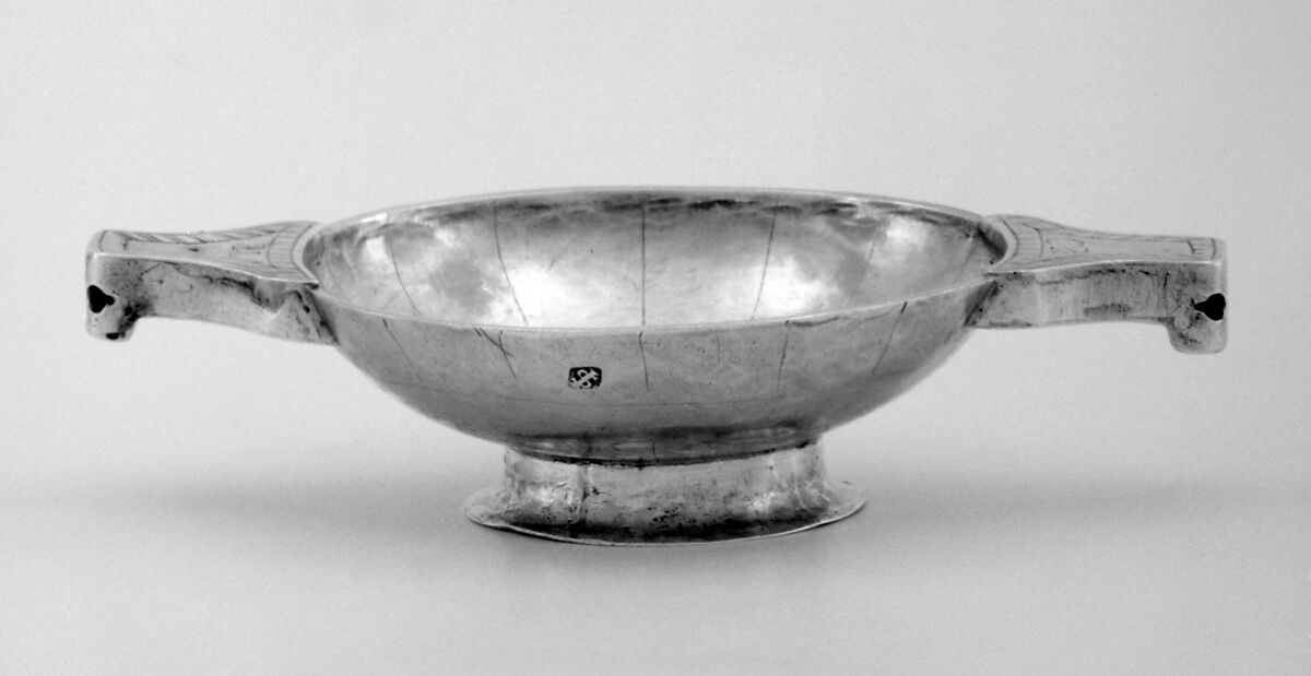 Miniature quaich, James Sympsone (Scottish, active 1687), Silver, Scottish, Edinburgh