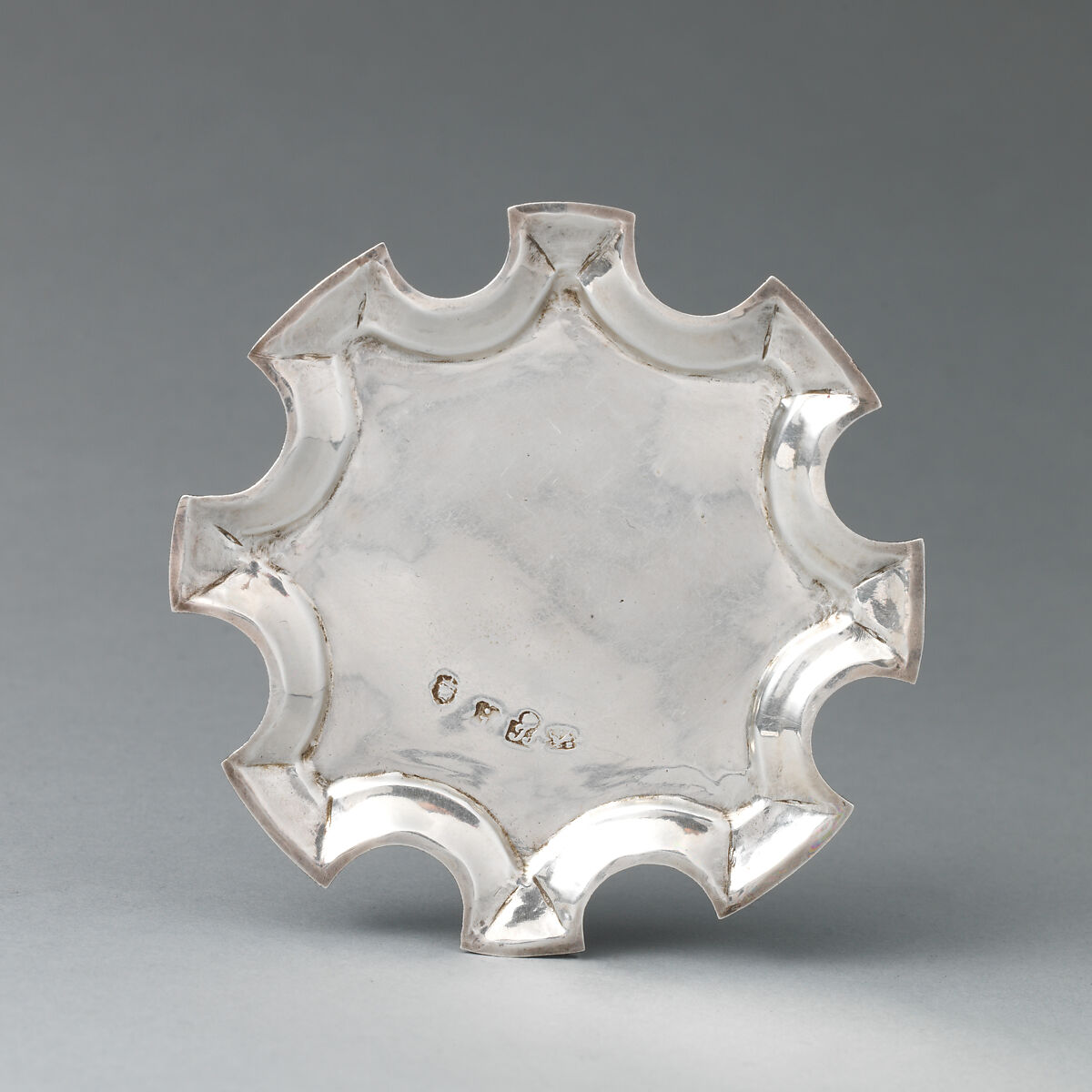 Miniature waiter, John Le Sage (British, active 1718–43), Silver, British, London 