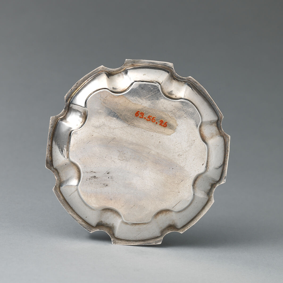 Miniature waiter, Probably by John Le Sage (British, active 1718–43), Silver, British, London